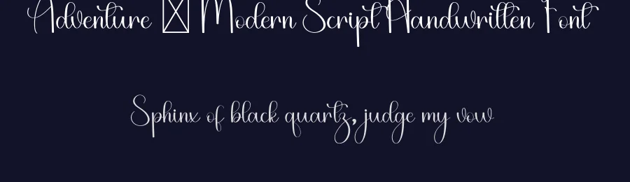 Adventure – Modern Script Handwritten Font by freshtypeink — Script Handwritten Font — thumbnail 2