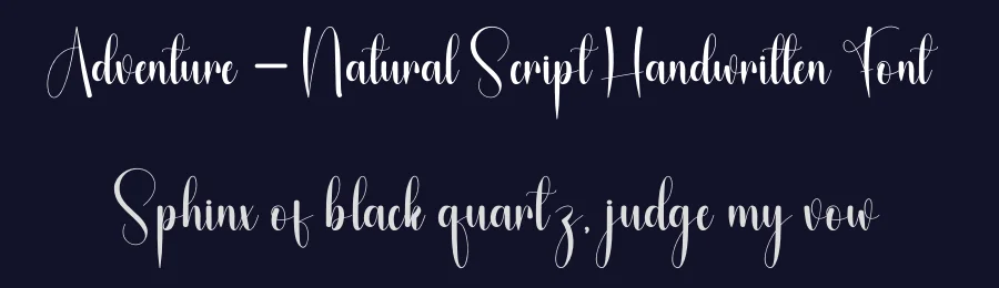 Adventure – Natural Script Handwritten Font by andikastudio — Script Handwritten Font — thumbnail 2