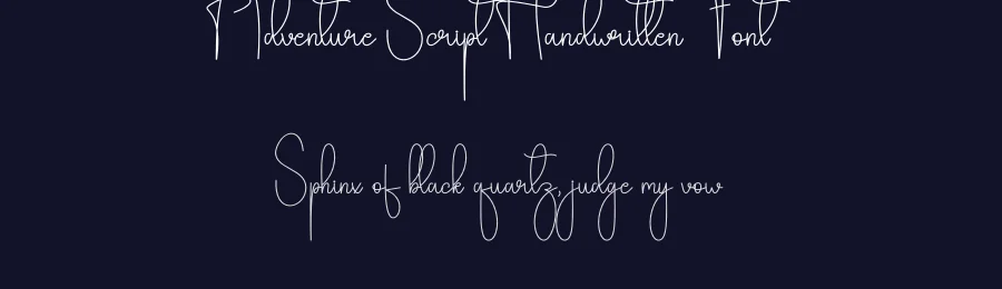 Adventure Script Handwritten Font by andikastudio — Script Handwritten Font — thumbnail 2