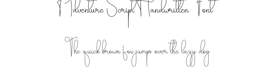 Adventure Script Handwritten Font by andikastudio — Script Handwritten Font