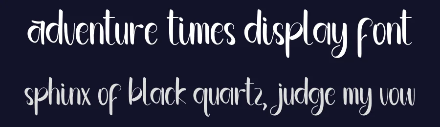 Adventure Times Display Font by inermediaSTUDIO — Script Handwritten Font — thumbnail 2
