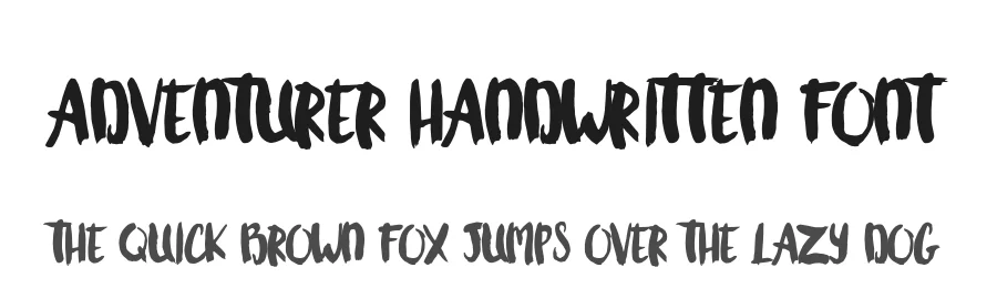 Adventurer Handwritten Font by Typeface — Script Handwritten Font