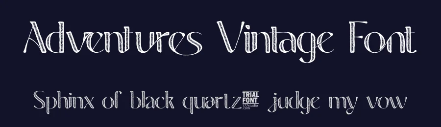 Adventures Vintage Font by 177Studio — Display Font — thumbnail 2
