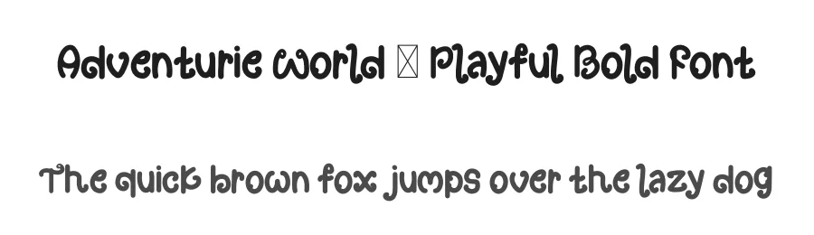 Adventurie World – Playful Bold Font by Dhabee — Decorative Font