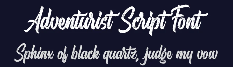 Adventurist Script Font by Surplus Type Co — Script Handwritten Font — thumbnail 2