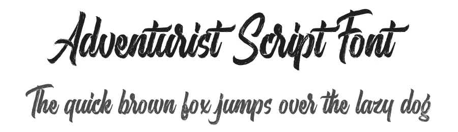 Adventurist Script Font by Surplus Type Co — Script Handwritten Font