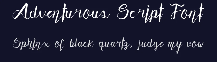 Adventurous Script Font by Typeface — Script Handwritten Font — thumbnail 2