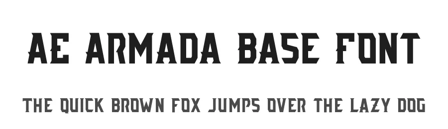 AE Armada Base Font by American Eargle — Display Font