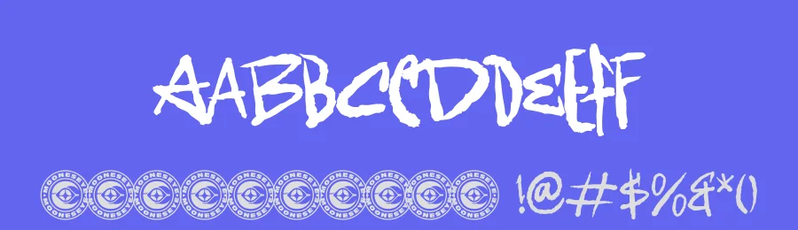 Aechon Raw Brush Font by MooneseyeType — Decorative Font — thumbnail 3