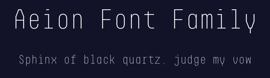 Aeion Font Family by That That Creative — Decorative Font — thumbnail 2