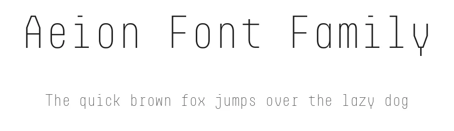 Aeion Font Family by That That Creative — Decorative Font