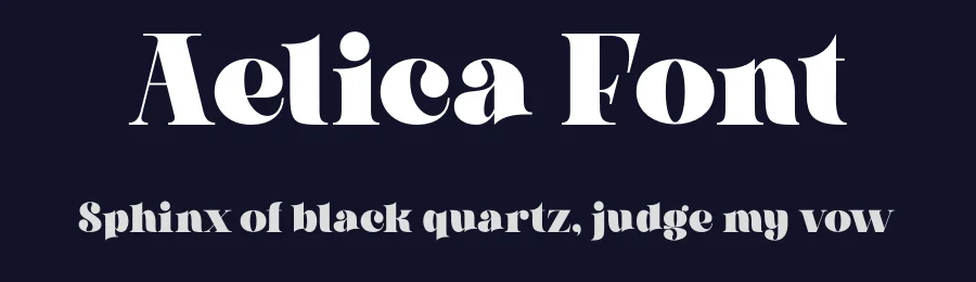 Aelica Font by MaikoHatta — Serif Font — thumbnail 2