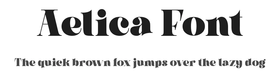 Aelica Font by MaikoHatta — Serif Font