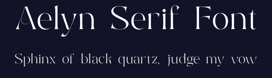 Aelyn Serif Font by Surplus Type Co — Serif Font — thumbnail 2