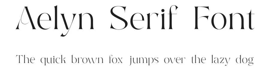 Aelyn Serif Font by Surplus Type Co — Serif Font