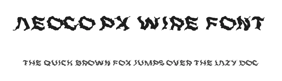 Aeogo Px Wire Font by ffeeaarr — Script Handwritten Font