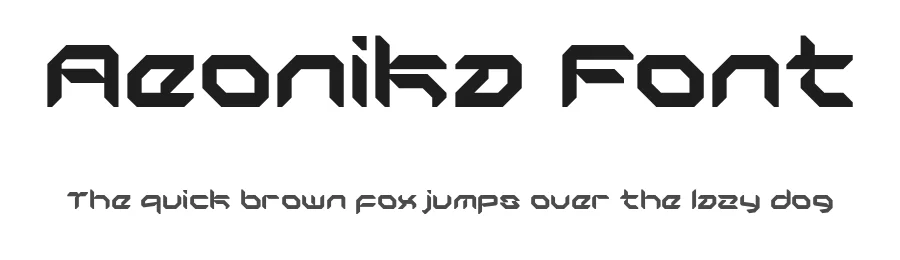 Aeonika Font by Aksapix_Type — Display Font