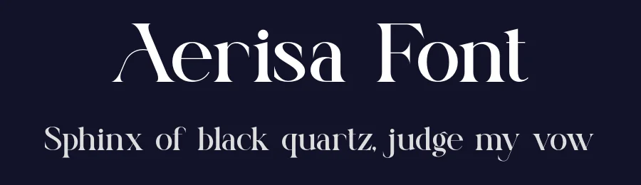 Aerisa Font by SlideShoot — Serif Font — thumbnail 2