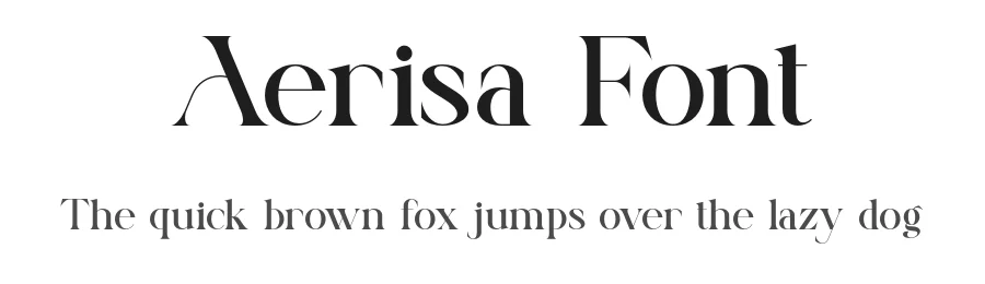 Aerisa Font by SlideShoot — Serif Font