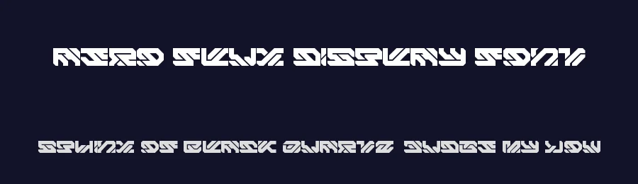 Aero Flux Display Font by Ferry Ardana Putra — Display Font — thumbnail 2