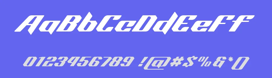Aeroblade Display Font by ARToni — Display Font — thumbnail 3