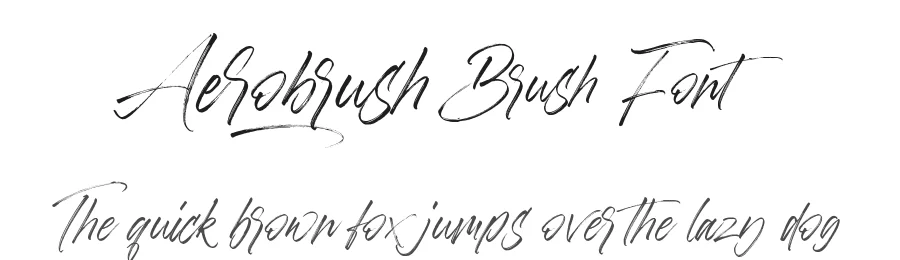 Aerobrush Brush Font by Letteralle Studio — Script Handwritten Font