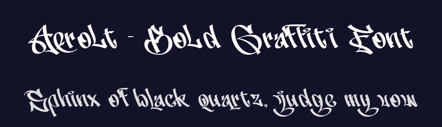 Aerolt – Bold Graffiti Font by Letterara Studio — Decorative Font — thumbnail 2