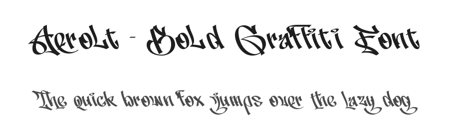 Aerolt – Bold Graffiti Font by Letterara Studio — Decorative Font