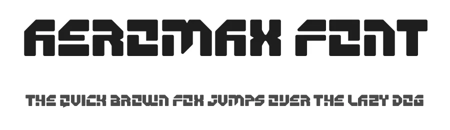 Aeromax Font by Maiko Hatta — Display Font