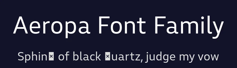 Aeropa Font Family by Rosetta Type Foundry — Sans Serif Font — thumbnail 2