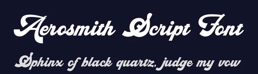 Aerosmith Script Font by Bluetype — Script Handwritten Font — thumbnail 2