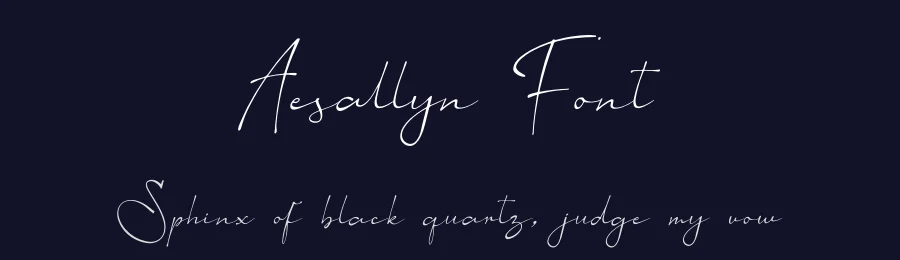 Aesallyn Font by Denustudios — Script Handwritten Font — thumbnail 2