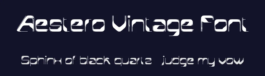 Aestero Vintage Font by craftsupplyco — Display Font — thumbnail 2