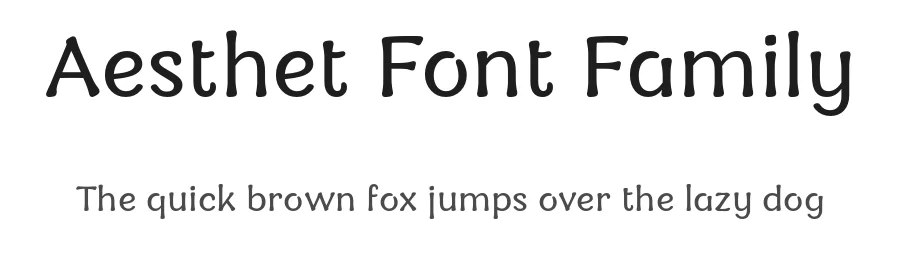 Aesthet Font Family by Typeface — Script Handwritten Font