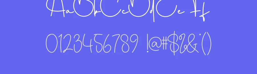 Aesthetic Handwritten Font by creativeletter — Script Handwritten Font — thumbnail 3