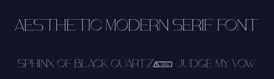 Aesthetic Modern Serif Font by Kong Font — Sans Serif Font — thumbnail 2