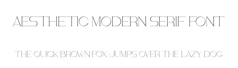 Aesthetic Modern Serif Font by Kong Font β Sans Serif Font