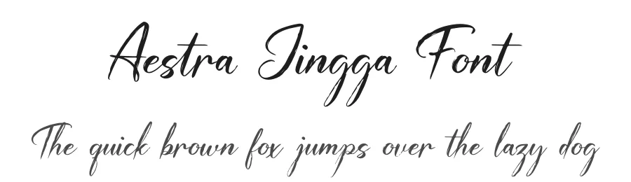 Aestra Jingga Font by Gracetypestudio — Script Handwritten Font