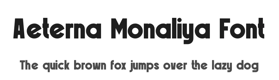 Aeterna Monaliya Font by Denustudios — Decorative Font