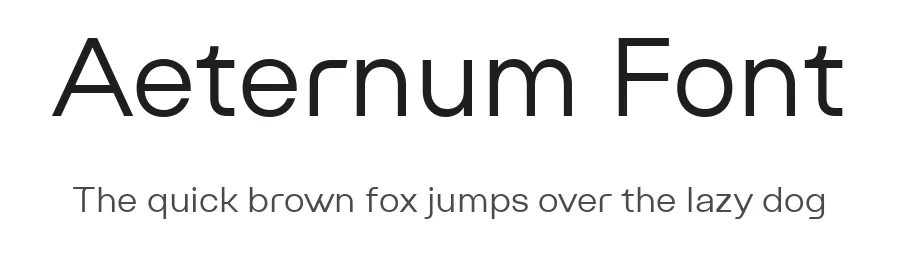 Aeternum Font by Serdar ΓztΓΌrk β Sans Serif Font