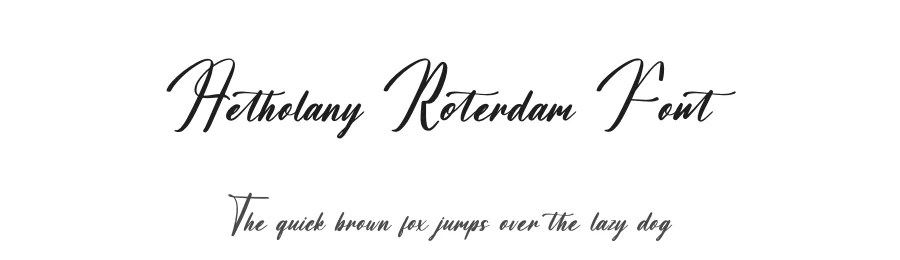 Aetholany Roterdam Font by letterenastudios — Script Handwritten Font