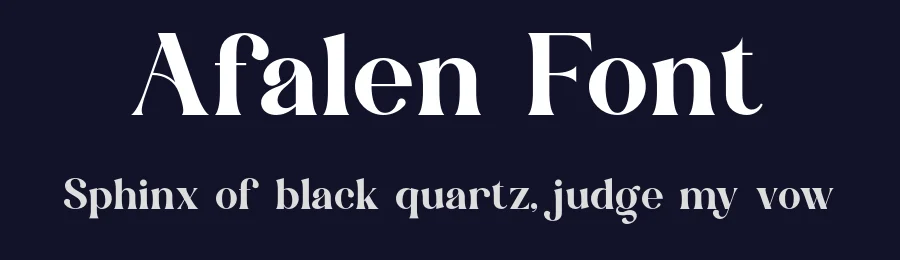 Afalen Font by ErmediaStudio — Serif Font — thumbnail 2