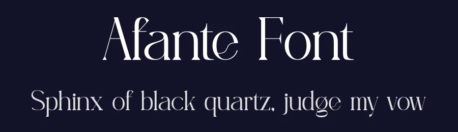 Afante Font by SlideShoot — Serif Font — thumbnail 2