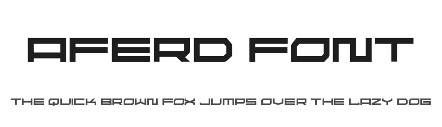 Aferd Font by hayoyuka8 — Display Font