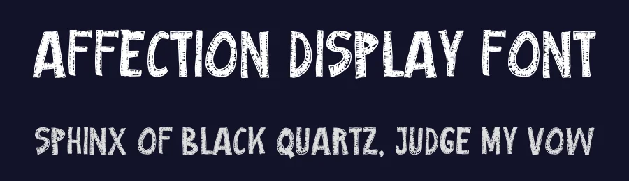 Affection Display Font by Rillatype — Display Font — thumbnail 2