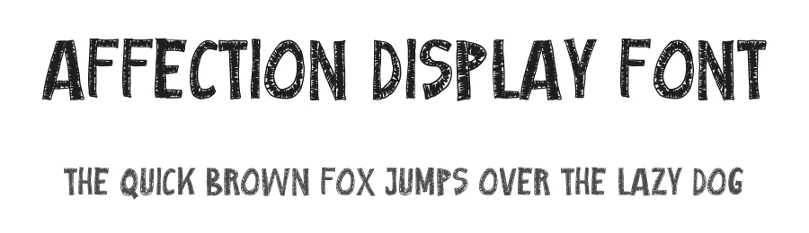 Affection Display Font by Rillatype — Display Font