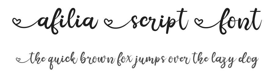 Afilia Script Font by Citaletter studio — Script Handwritten Font