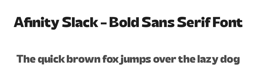 Afinity Slack – Bold Sans Serif Font by timelesstype.co — Decorative Font