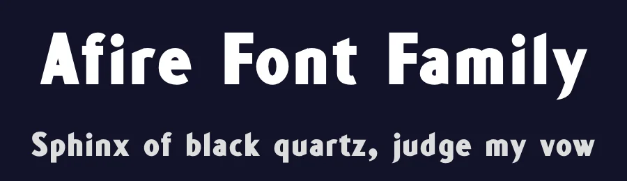 Afire Font Family by Bunny Dojo — Sans Serif Font — thumbnail 2
