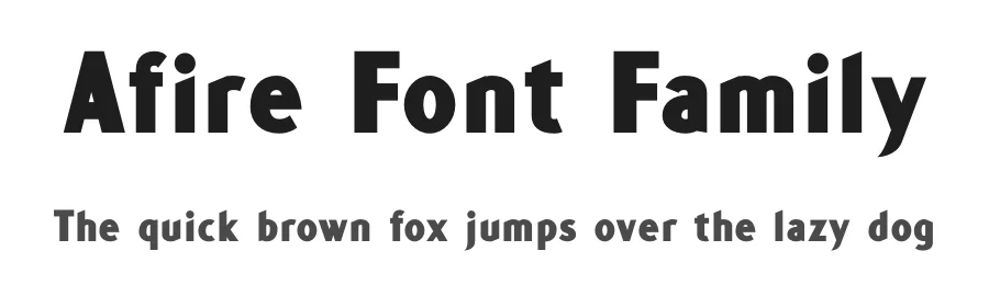 Afire Font Family by Bunny Dojo — Sans Serif Font